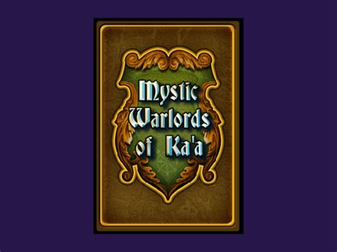 mystic warlords of ka'a|Iba pa.